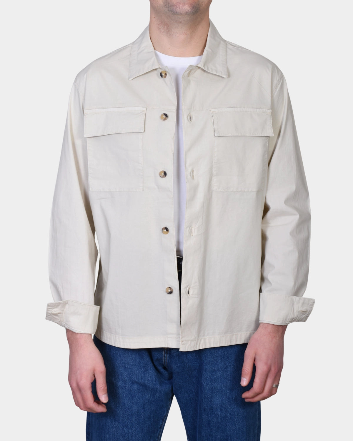 Overshirt Cotton - Beige - Hugo Sthlm