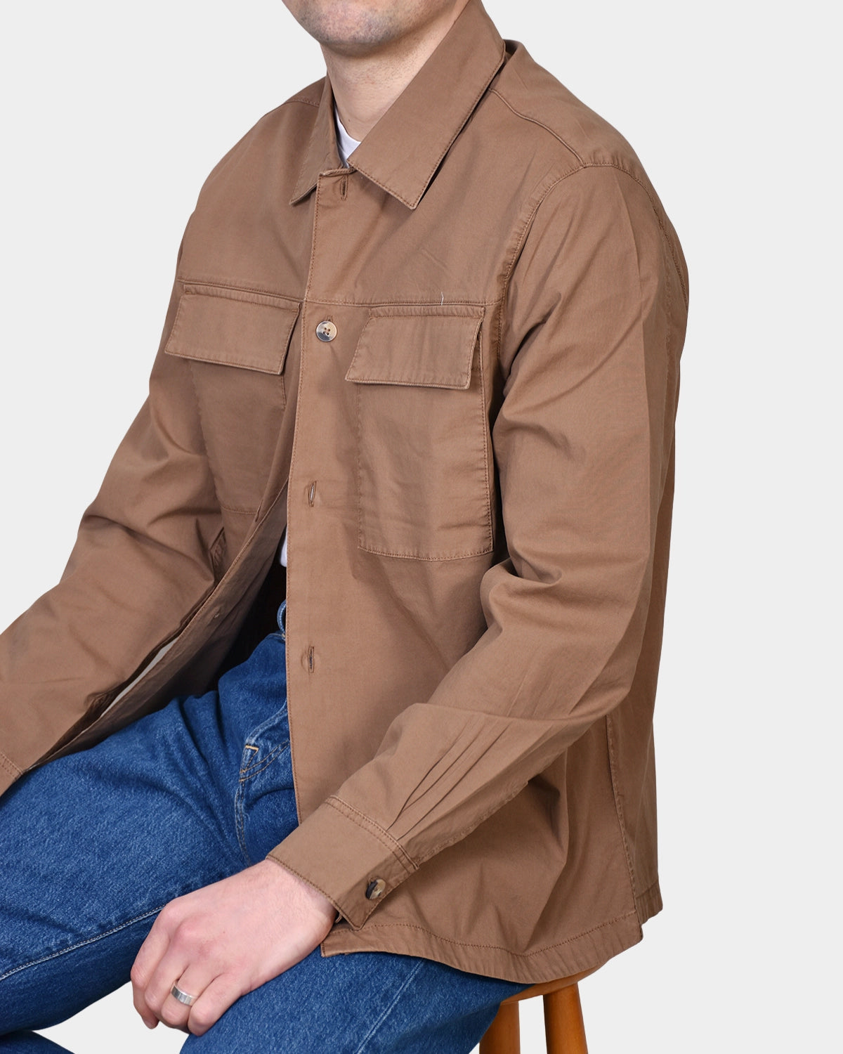 Overshirt Cotton - Brown - Hugo Sthlm