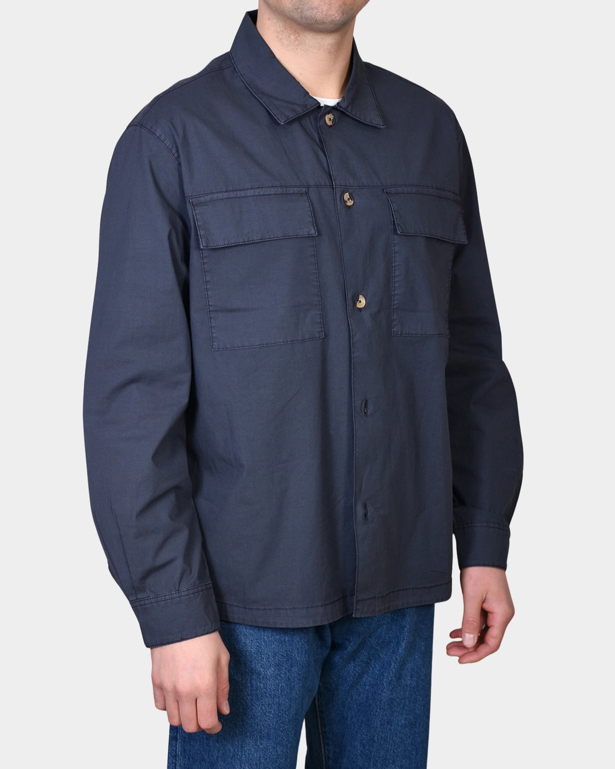 Overshirt Cotton - Navy - Hugo Sthlm