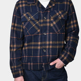 Overshirt Check - Navy Beige - Hugo Sthlm