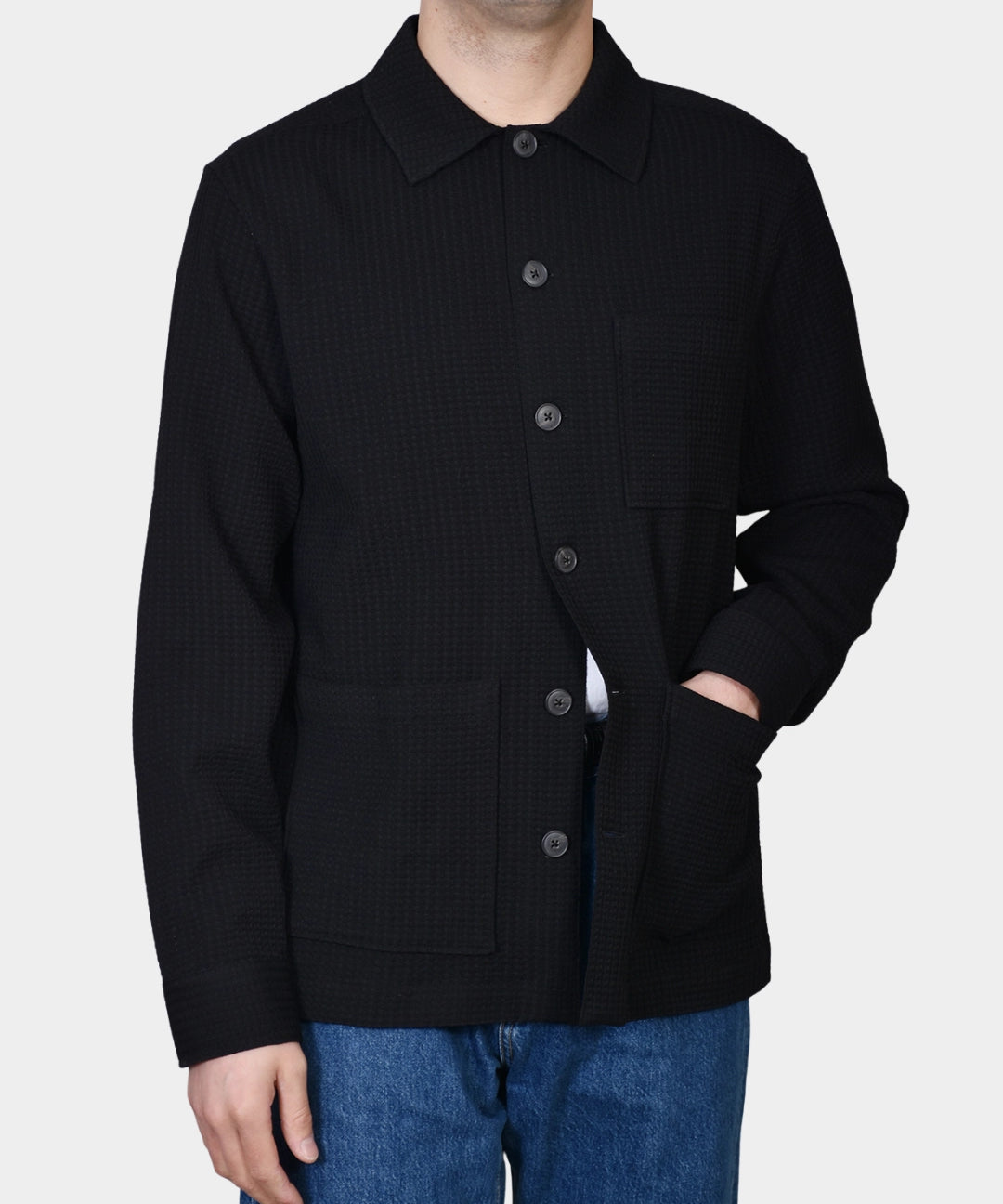 Overshirt Unfold - Black - Hugo Sthlm