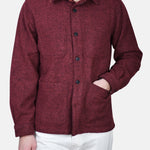 Overshirt Wool Mix - Red - Hugo Sthlm