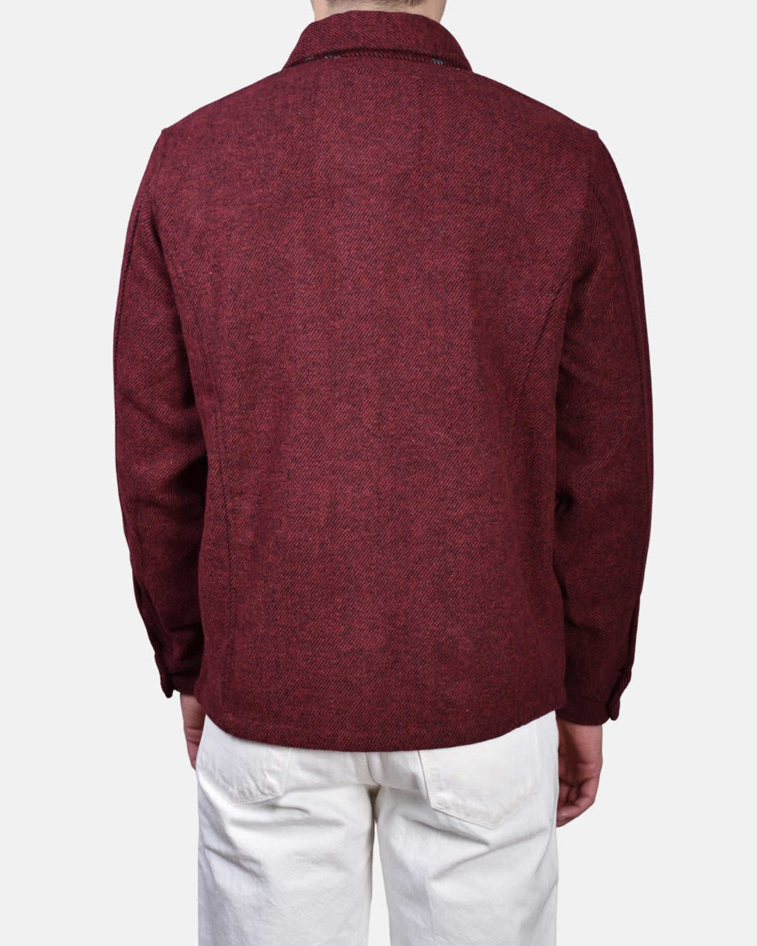 Overshirt Wool Mix - Red - Hugo Sthlm