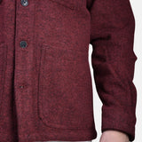 Overshirt Wool Mix - Red - Hugo Sthlm