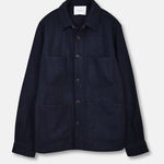 Overshirt Wool Mix - Navy - Hugo Sthlm