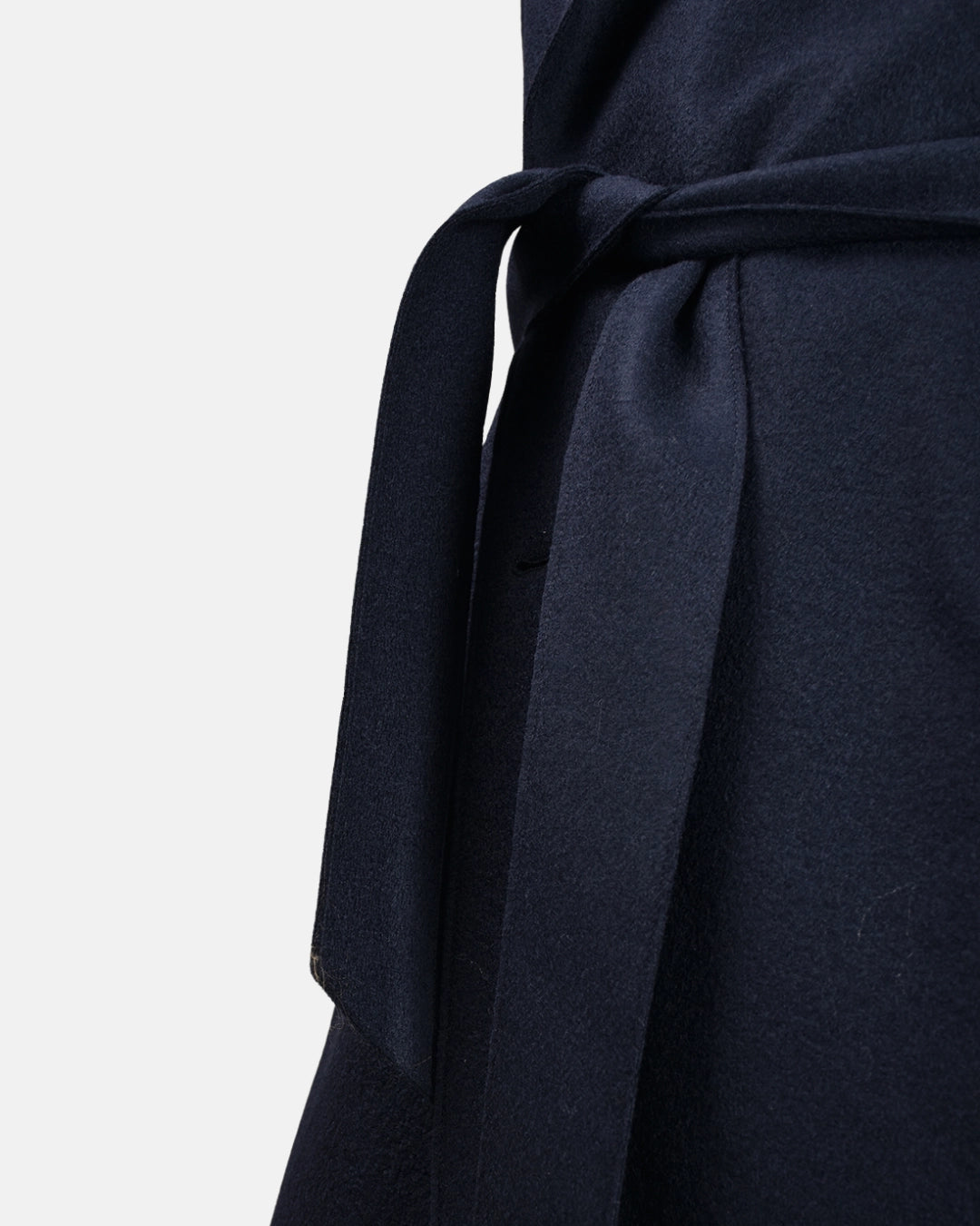 Oversized Coat Boiled Wool - Navy - Hugo Sthlm