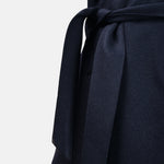 Oversized Coat Boiled Wool - Navy - Hugo Sthlm