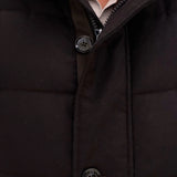 Padded Flannel Parka - Brown