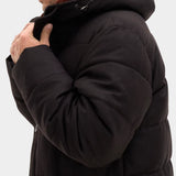 Padded Flannel Parka - Brown