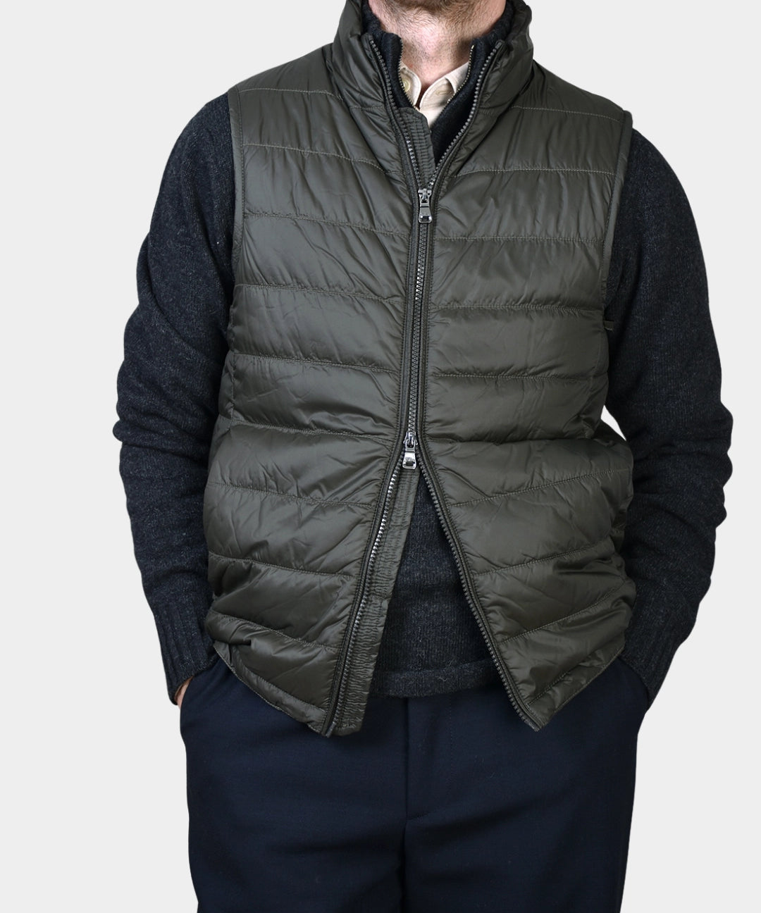 Padded Liner Vest - Rosciola Green - Hugo Sthlm