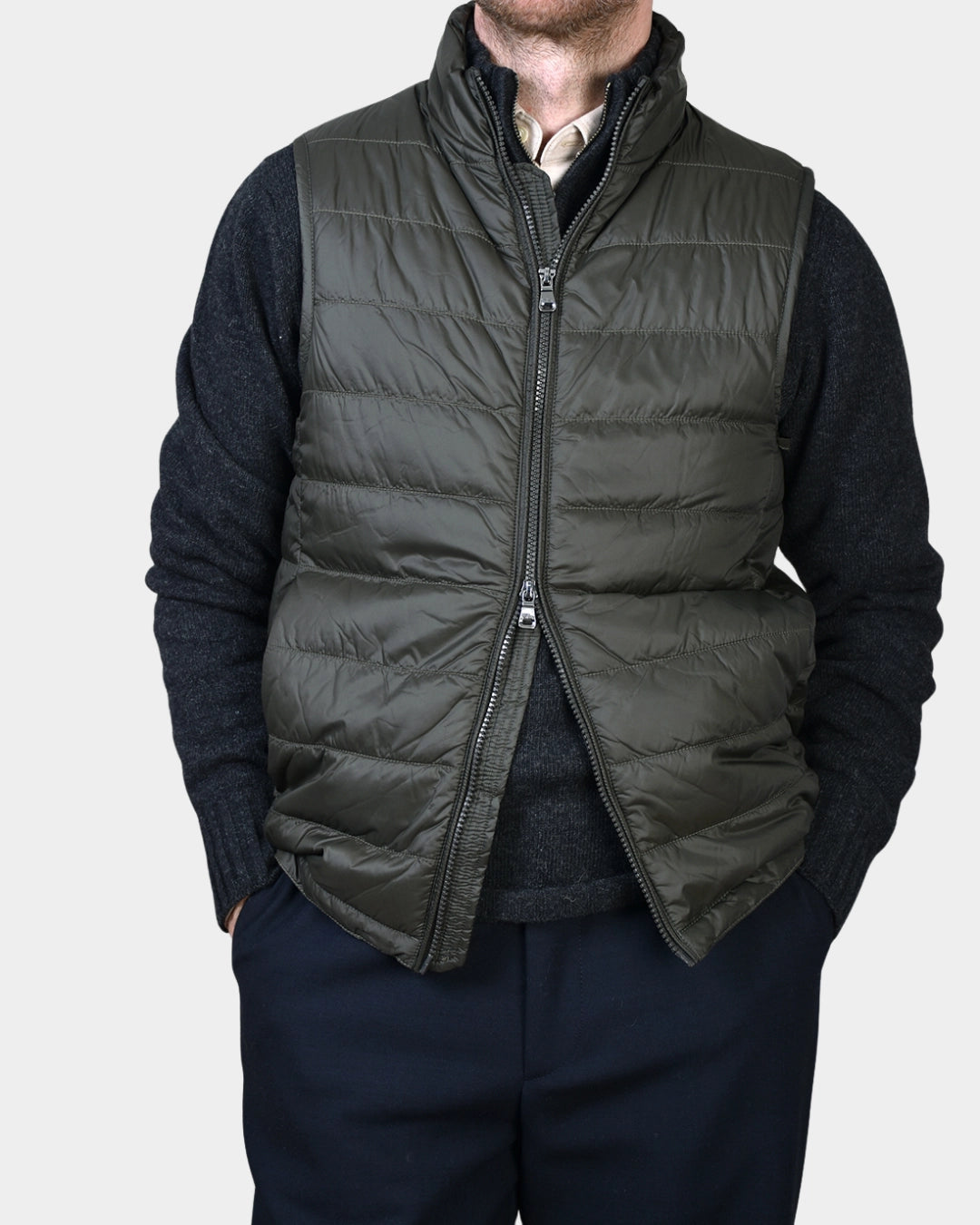 Padded Liner Vest - Rosciola Green - Hugo Sthlm