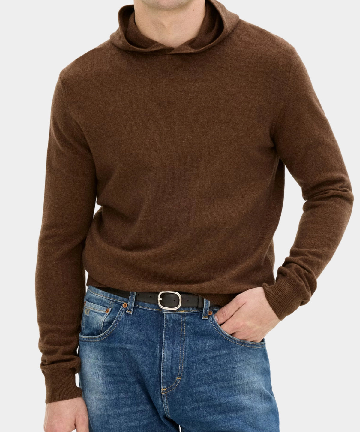Pascal Hoodie - Mud Brown - Hugo Sthlm