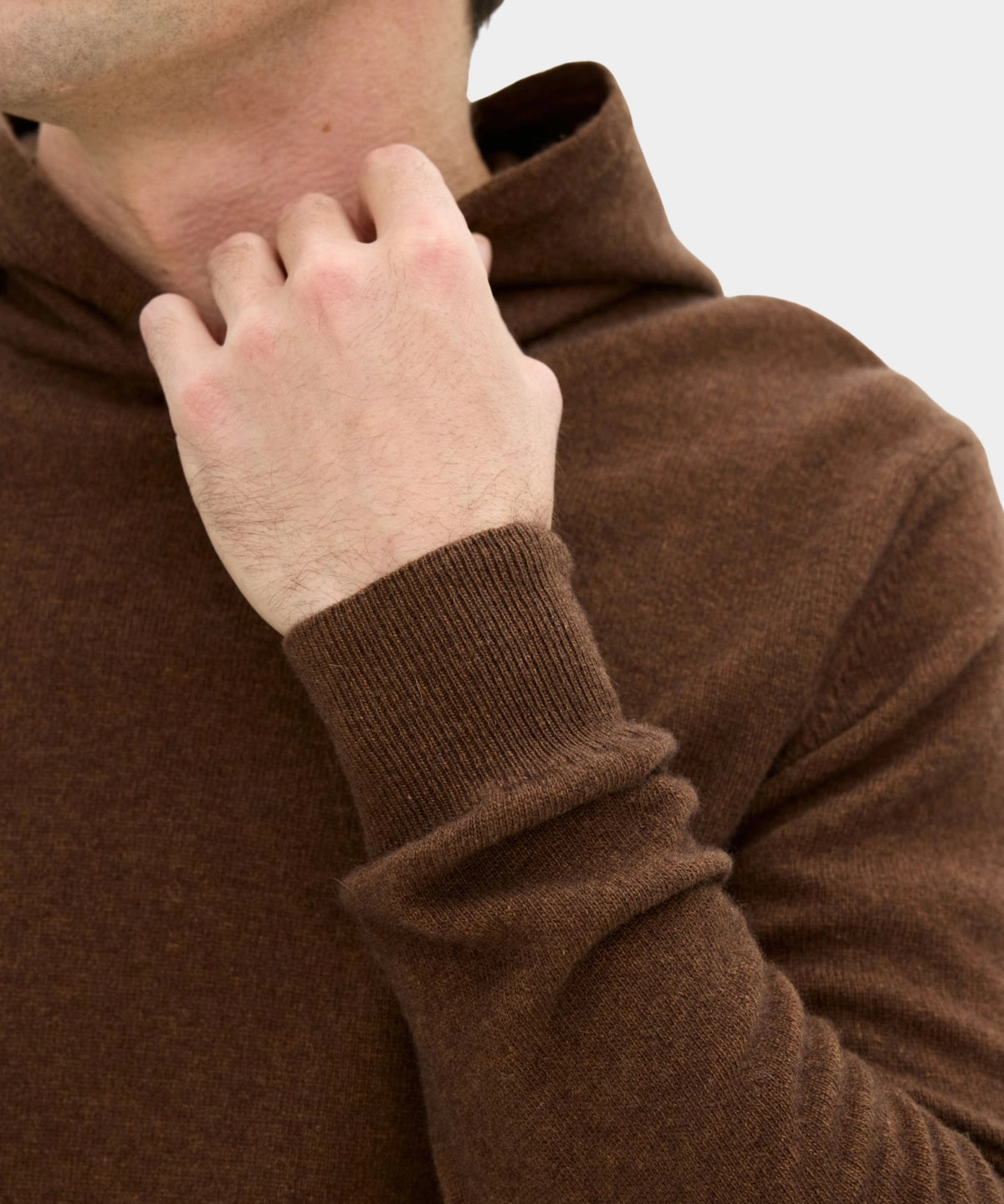 Pascal Hoodie - Mud Brown - Hugo Sthlm