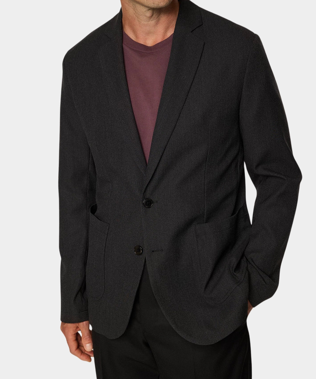 Pat Tecno Stretch Blazer - Asphalt - Hugo Sthlm