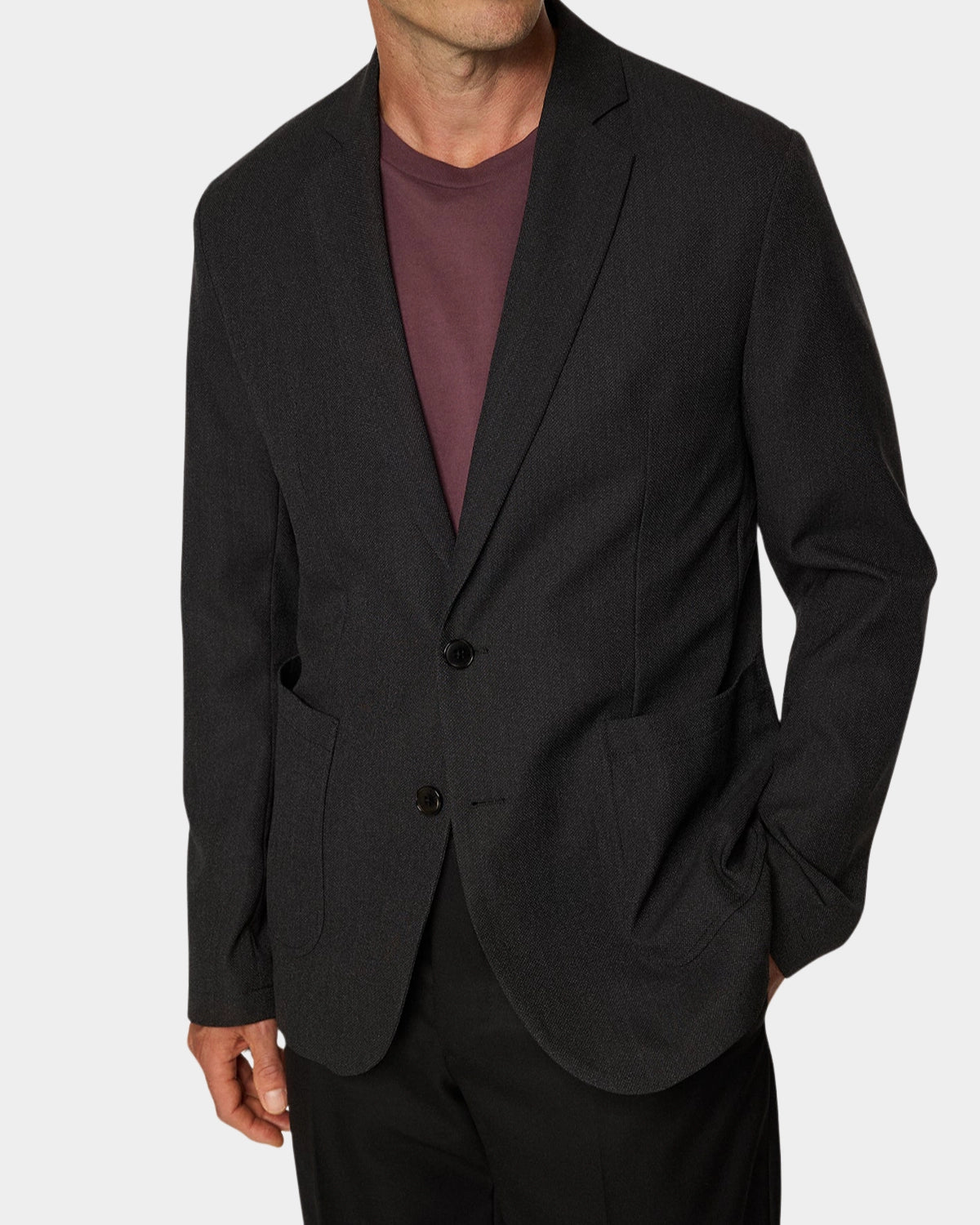 Pat Tecno Stretch Blazer - Asphalt - Hugo Sthlm