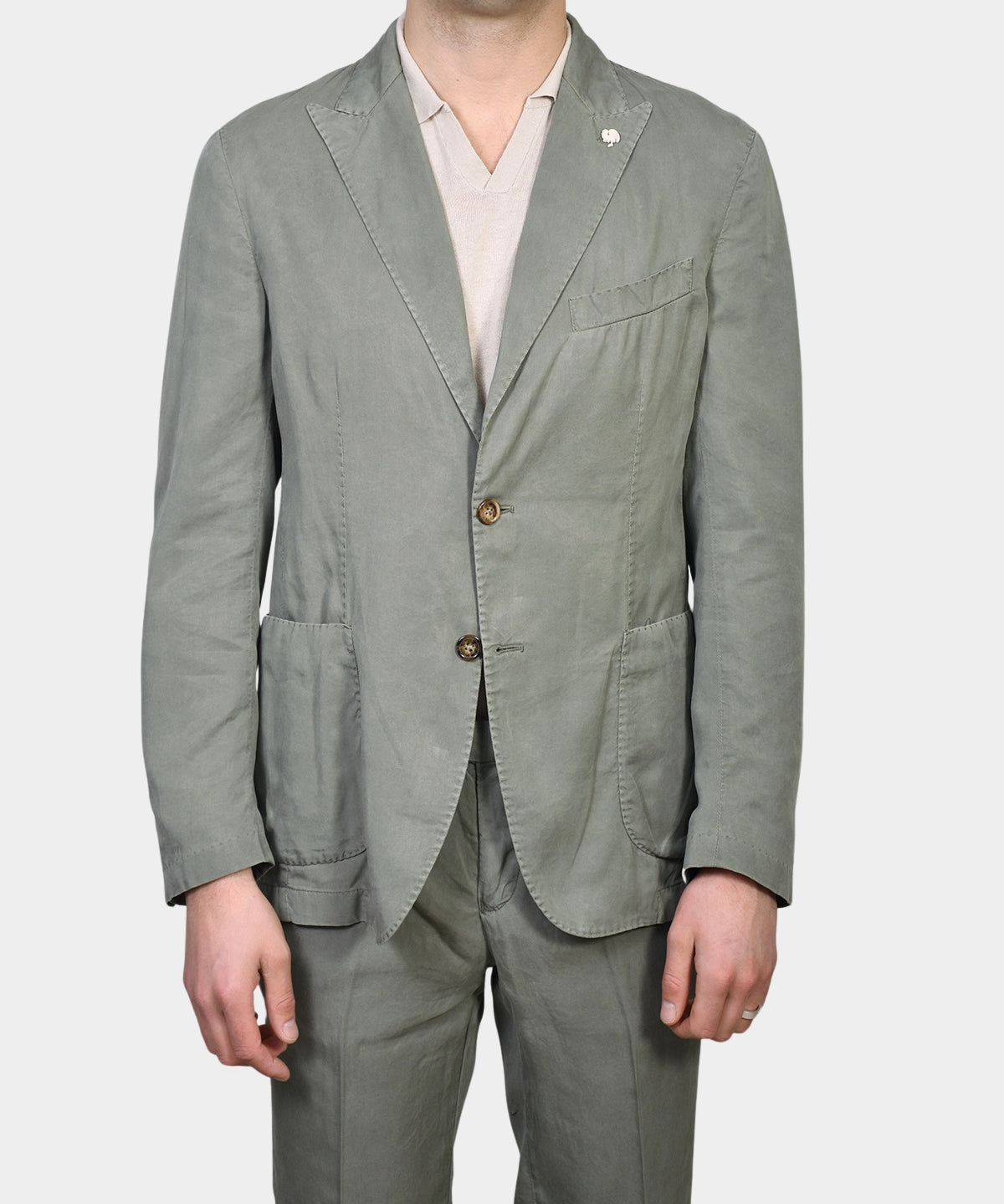 Patch Pocket Suit - Green - Hugo Sthlm