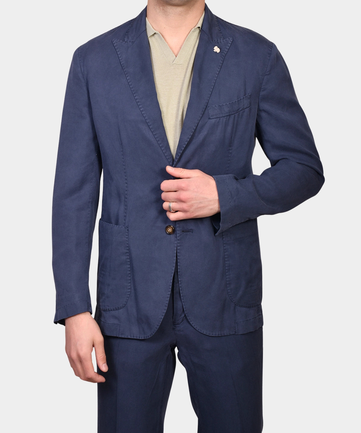 Patch Pocket Suit - Navy - Hugo Sthlm