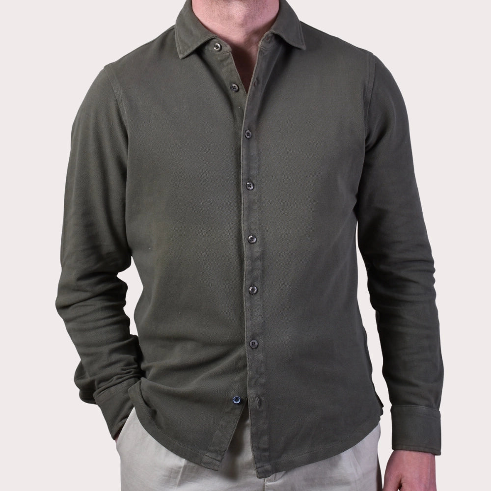 Polo Button Shirt - Grön - Hugo Sthlm