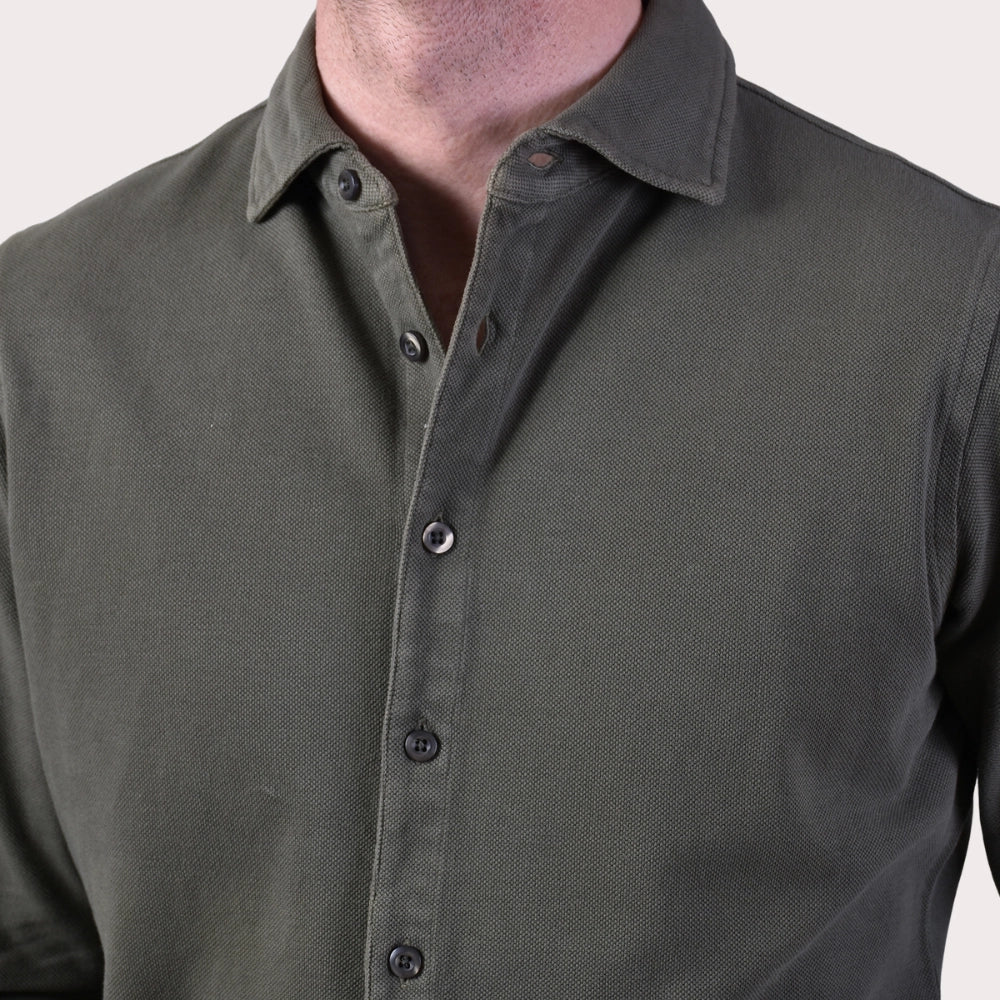 Polo Button Shirt - Grön - Hugo Sthlm