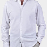 Polo Button Shirt - Vit