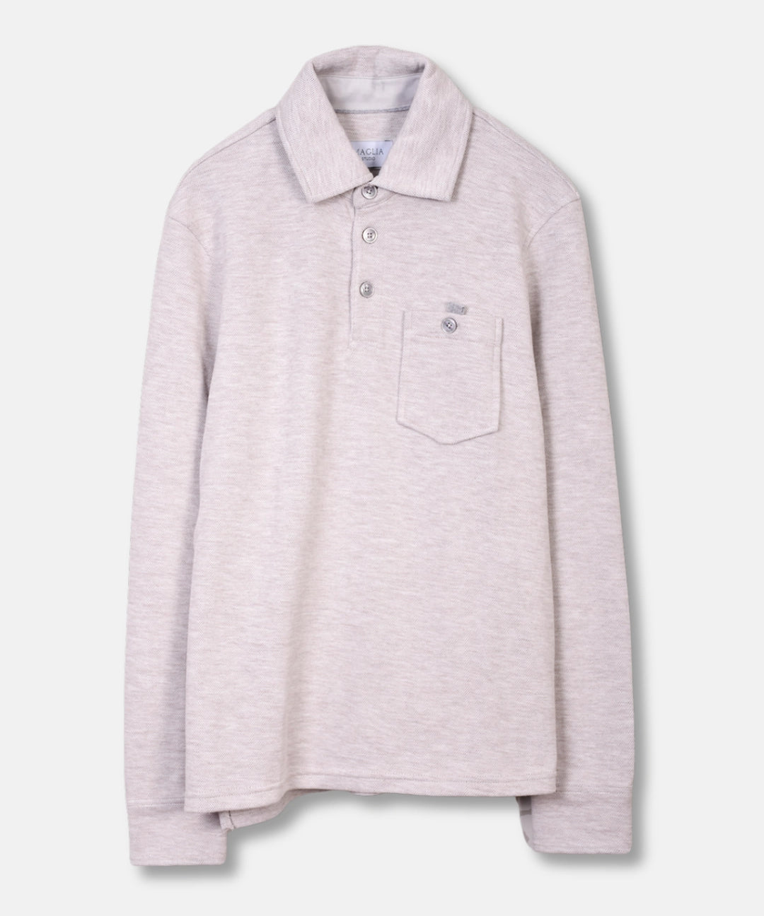 Polo Heavy Knit Cotton - Grey - Hugo Sthlm