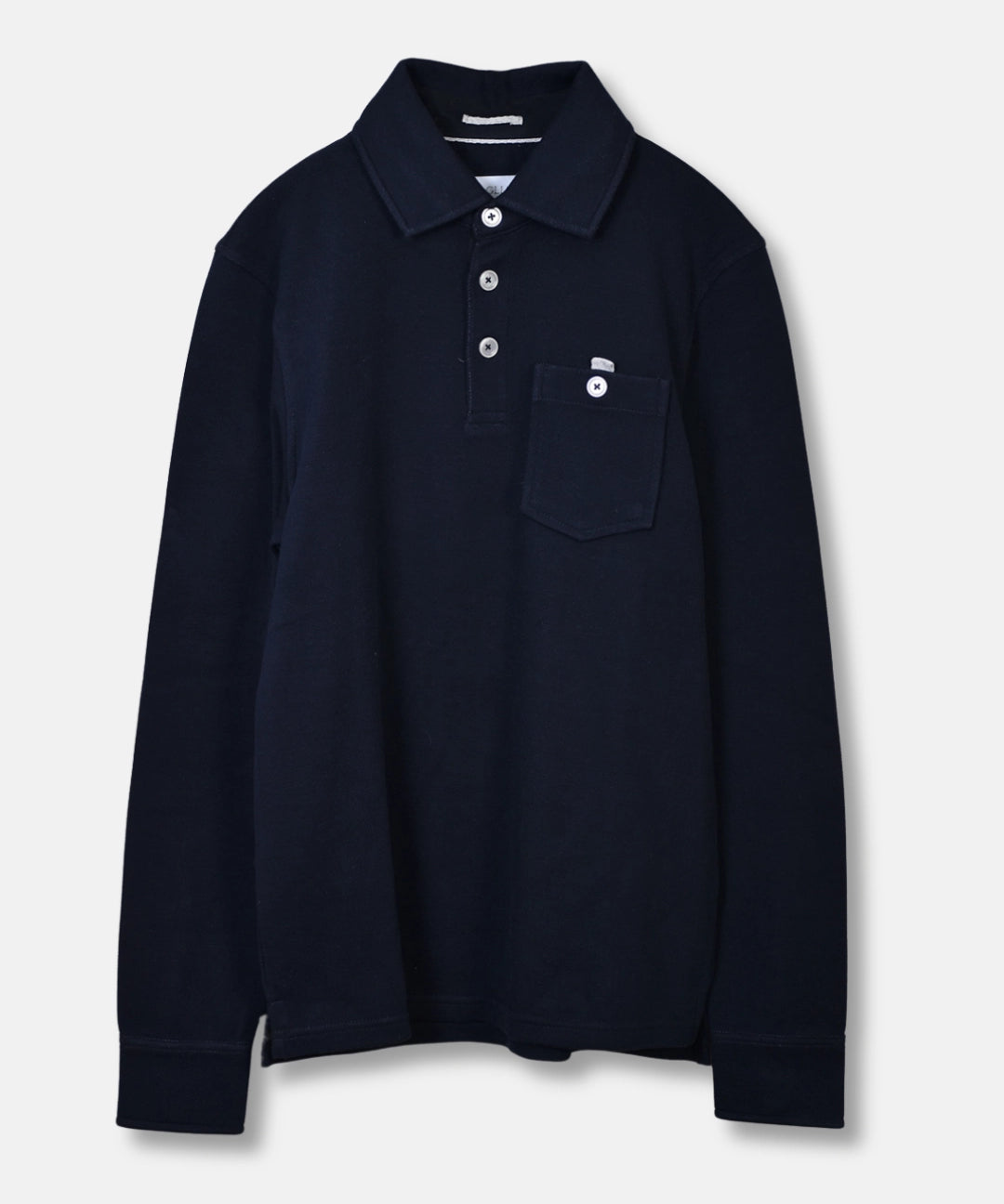 Polo Heavy Knit Cotton - Navy - Hugo Sthlm