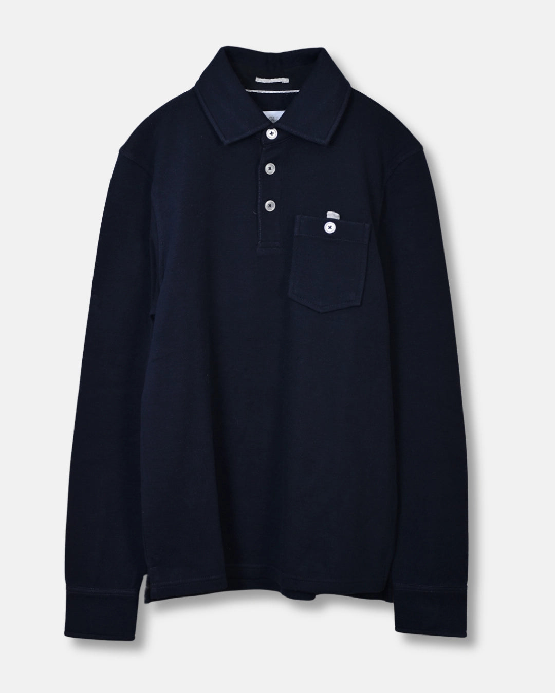 Polo Heavy Knit Cotton - Navy - Hugo Sthlm