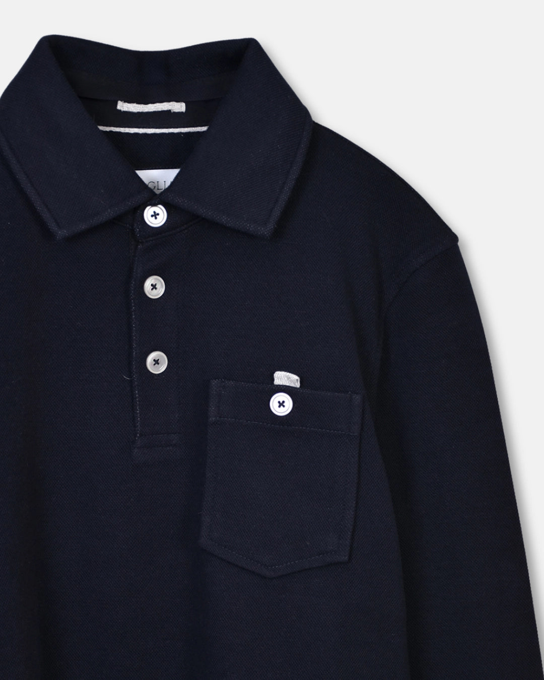 Polo Heavy Knit Cotton - Navy - Hugo Sthlm