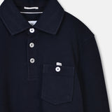 Polo Heavy Knit Cotton - Navy - Hugo Sthlm