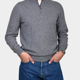 Polo Neck 100% cashmere - L Grey - Hugo Sthlm