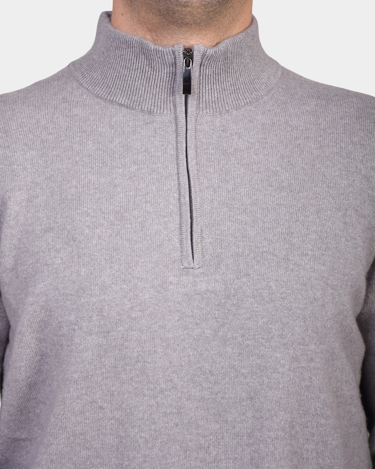 Polo Neck 100% cashmere - Taupe - Hugo Sthlm