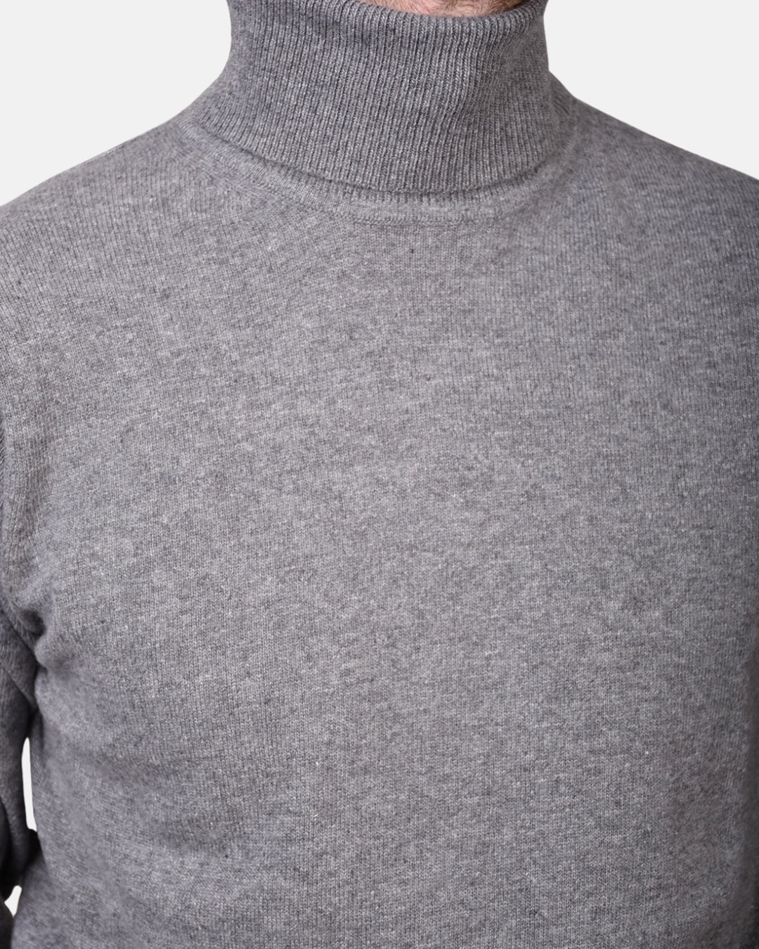 Rollneck Cash/Blend - Grey - Hugo Sthlm