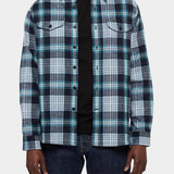 Post Man Shirt heavy Flannel Check - Dark Blue - Hugo Sthlm