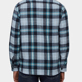 Post Man Shirt heavy Flannel Check - Dark Blue - Hugo Sthlm