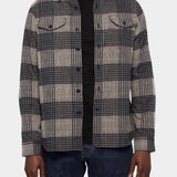 Post Man Shirt heavy Flannel Check - Black - Hugo Sthlm