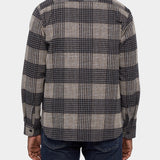 Post Man Shirt heavy Flannel Check - Black - Hugo Sthlm