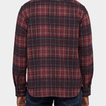 Post Man Shirt heavy Flannel Check - Rosso - Hugo Sthlm
