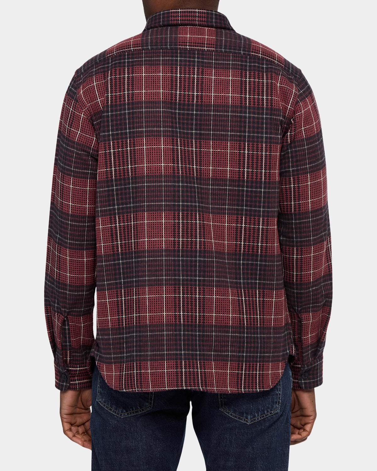 Post Man Shirt heavy Flannel Check - Rosso - Hugo Sthlm