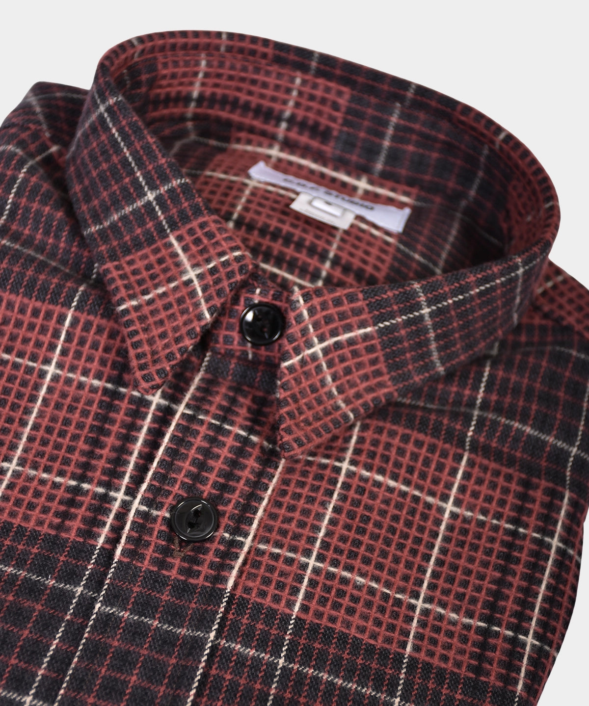 Post Man Shirt heavy Flannel Check - Rosso - Hugo Sthlm