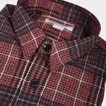 Post Man Shirt heavy Flannel Check - Rosso - Hugo Sthlm