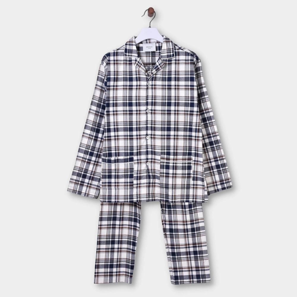 Pyjamas Set - Blue Big Check - Hugo Sthlm