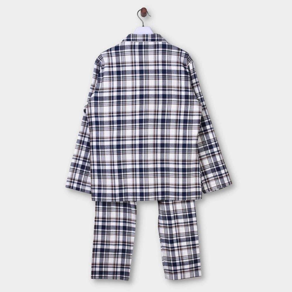 Pyjamas Set - Blue Big Check - Hugo Sthlm