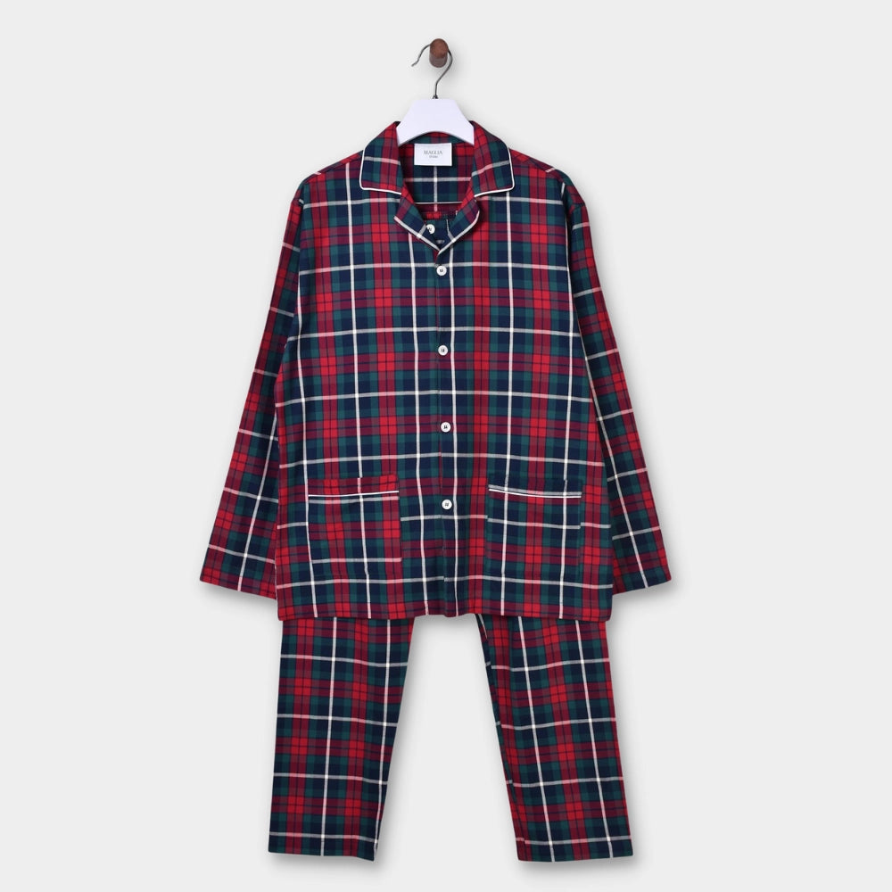 Pyjamas Set - Red Big Check - Hugo Sthlm