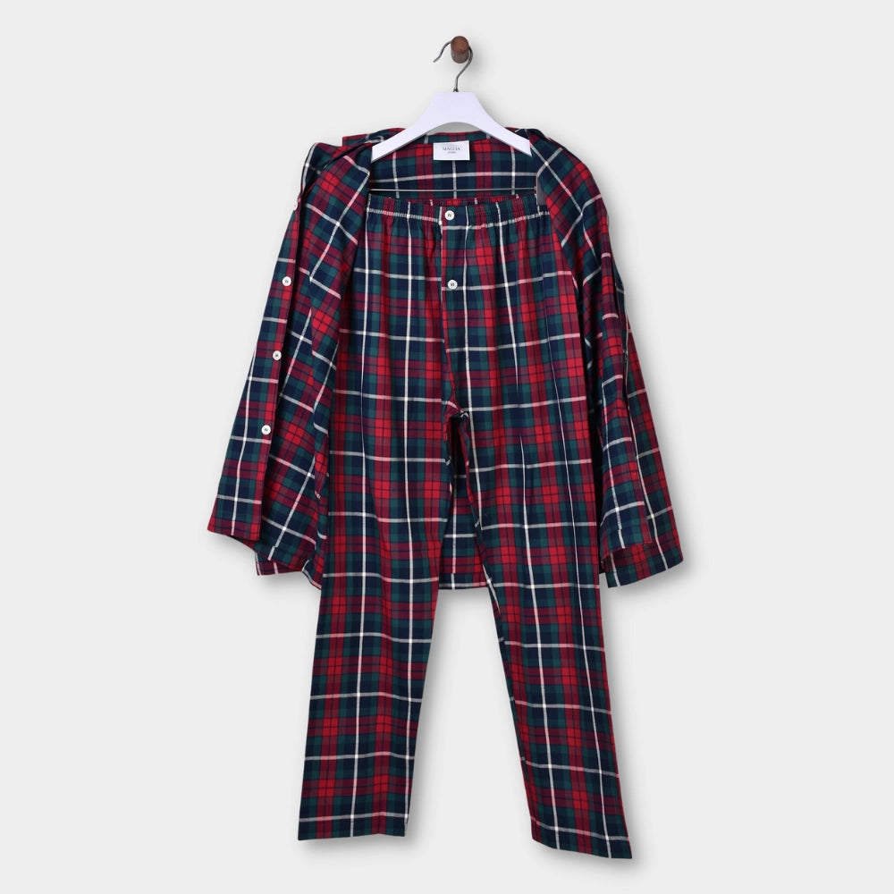 Pyjamas Set - Red Big Check - Hugo Sthlm