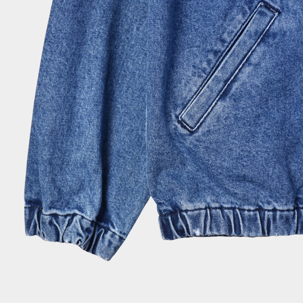 ROLF ZIP DENIM JACKET - SMOOTH BLUE - Hugo Sthlm