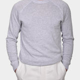 Raglan Cotton Knit - Gray - Hugo Sthlm