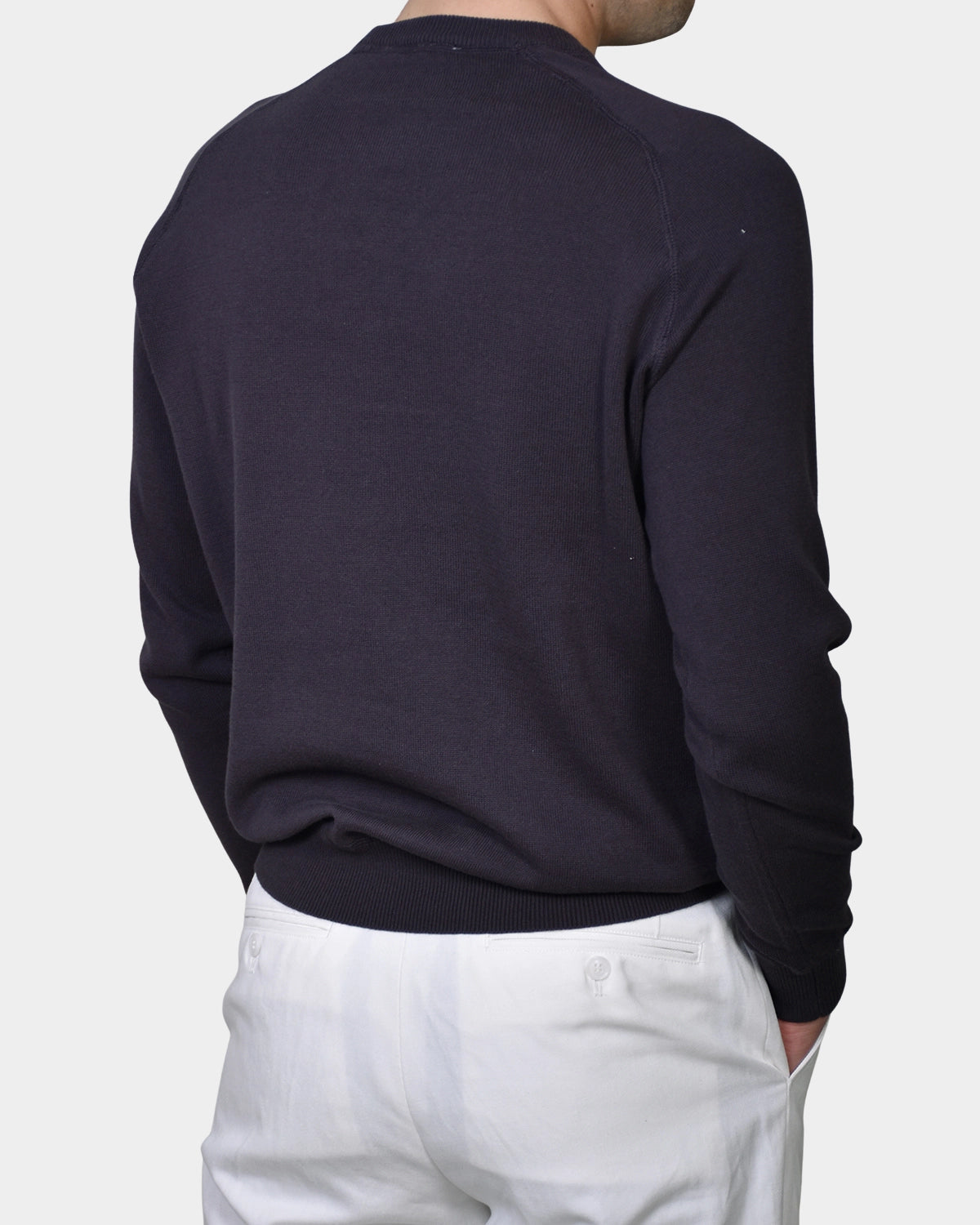 Raglan Cotton Knit - Mud - Hugo Sthlm