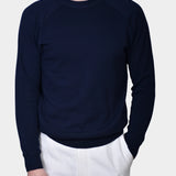 Raglan Cotton Knit - Navy - Hugo Sthlm