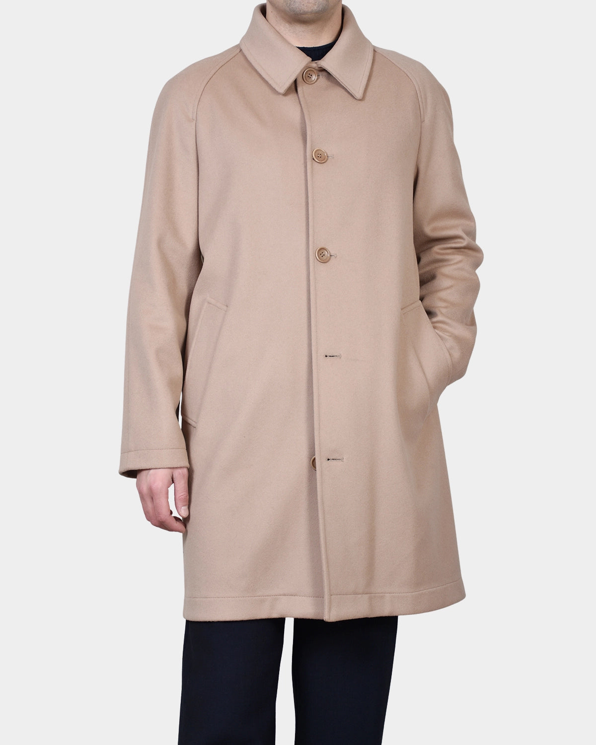 Raglan Coat - Camel - Hugo Sthlm