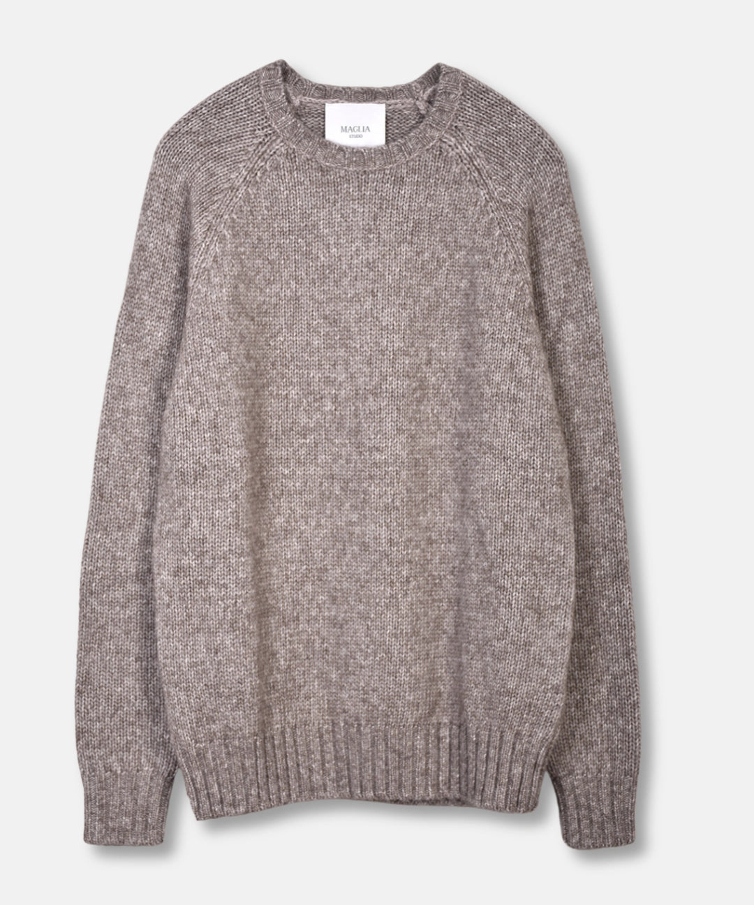 Raglan Knitted Wool Alpaca - Beige - Hugo Sthlm